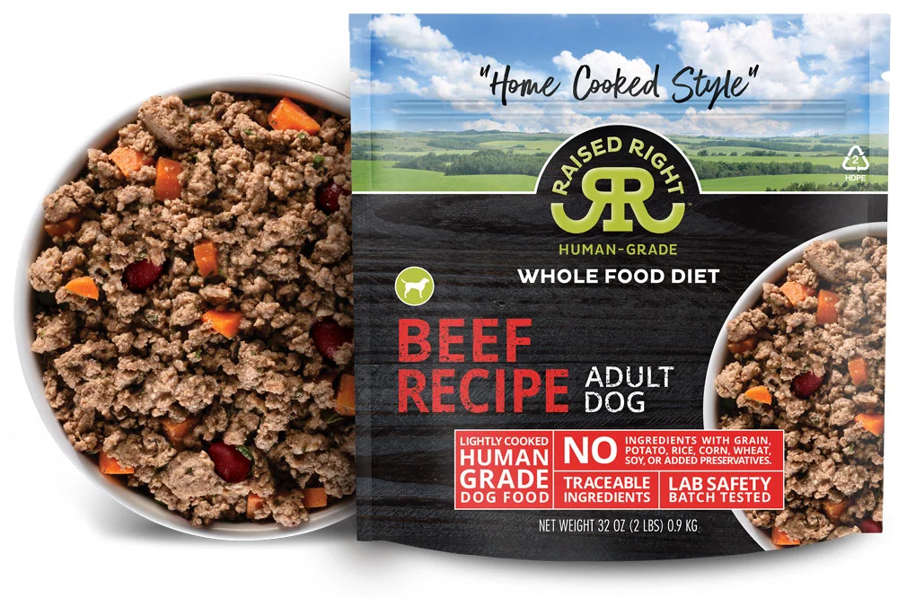 Adult Dog Recipes Raised Right Human Grade Pet Food